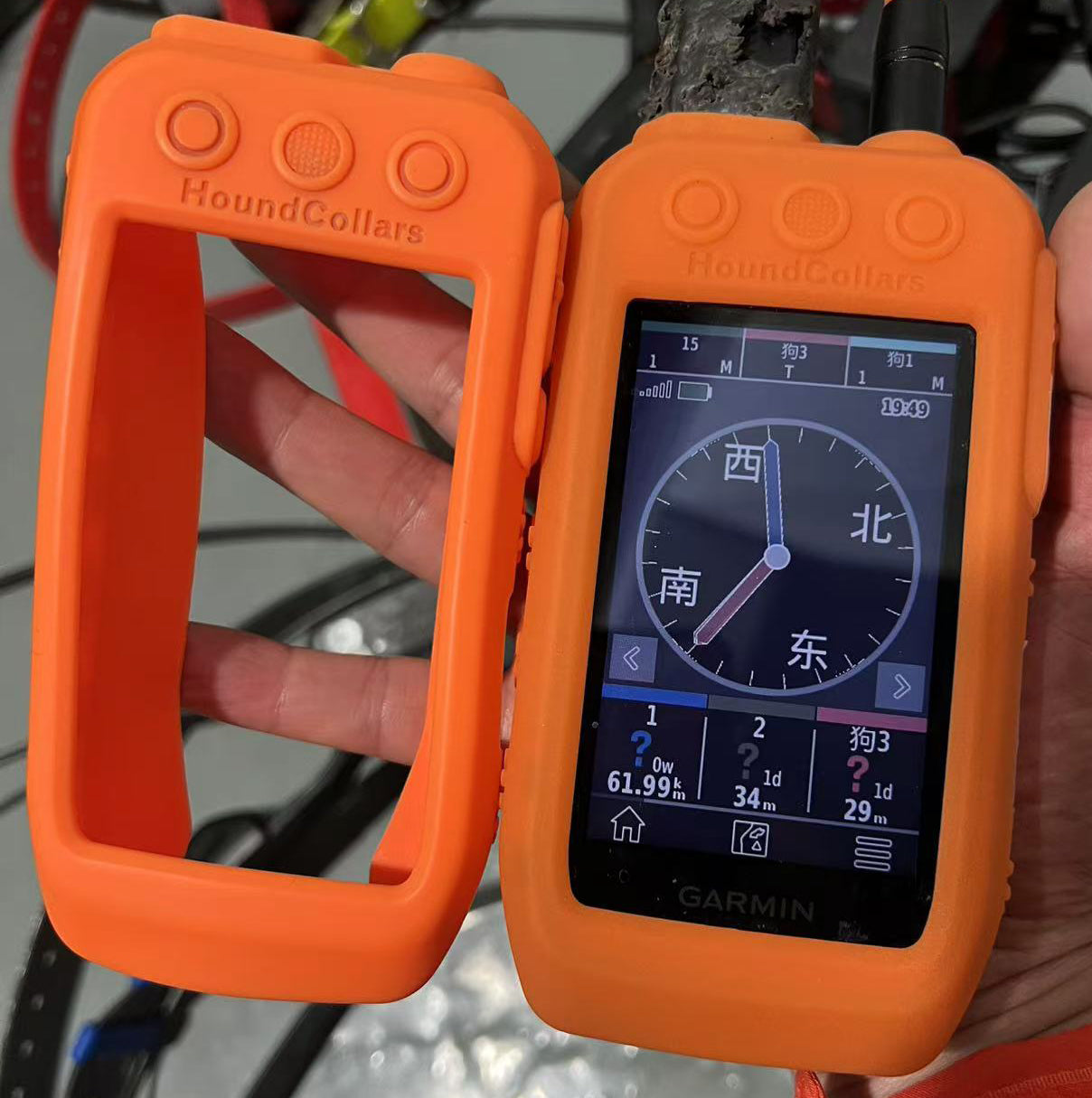 Night Light Luminous Protective Case for Garmin Alpha 200 200i 300 300i