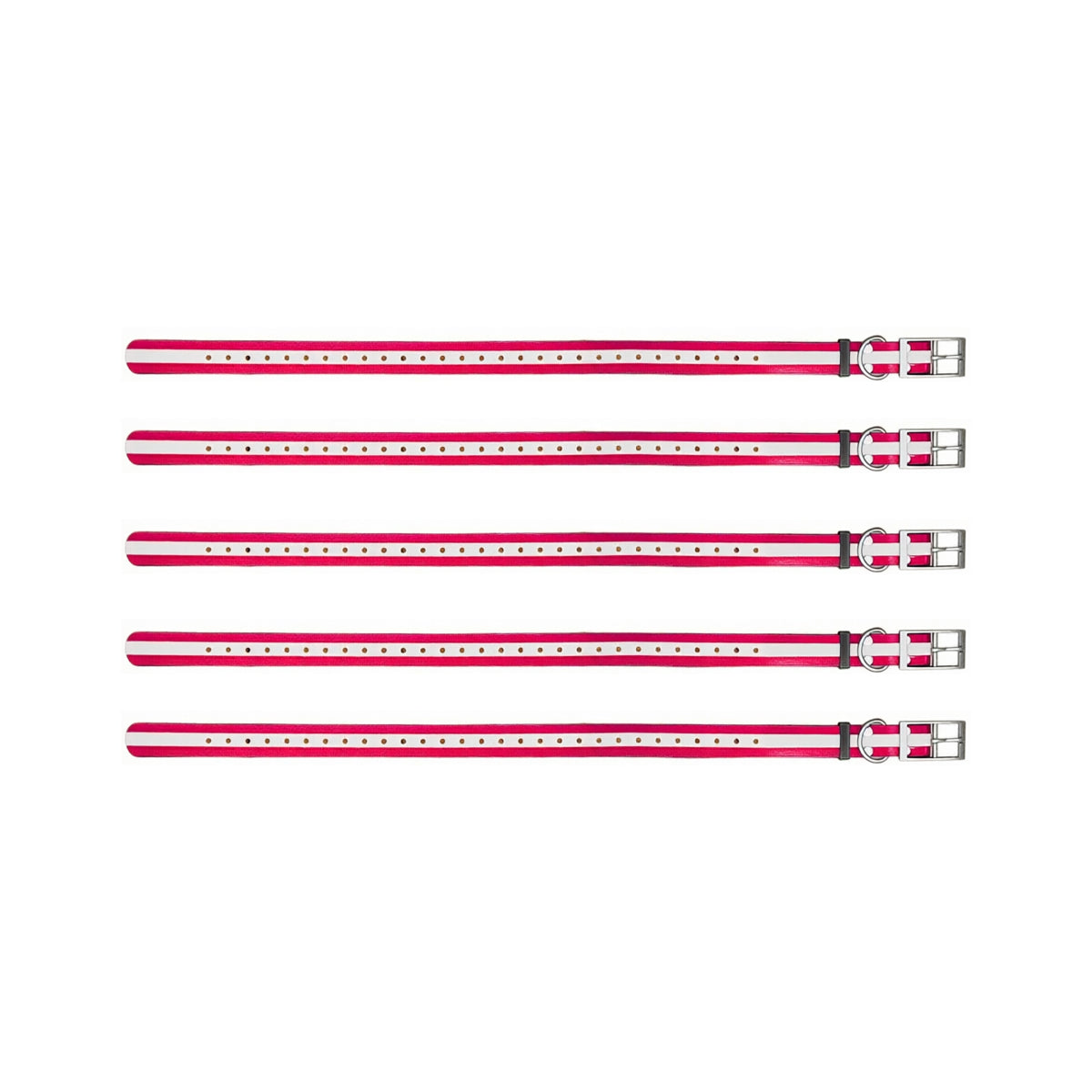 5Pcs 1" Reflective Dog Collar Strap for Garmin DC50 TT10 TT15 T5 T20 TT25