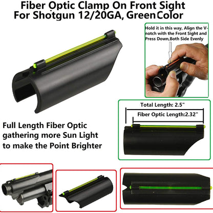 Fiber Optic Ultimate Gear 12 Gauge Glowing Green Line