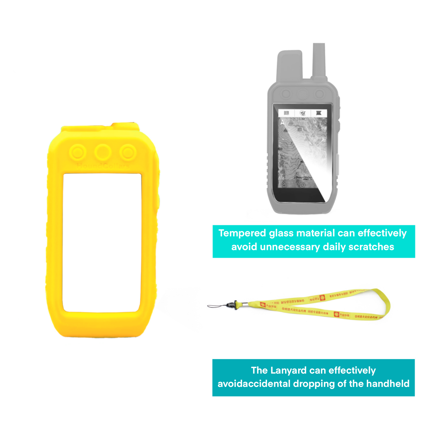 Flexible Silicone Case Protective Cover for Garmin Alpha 200 200i 300 300i