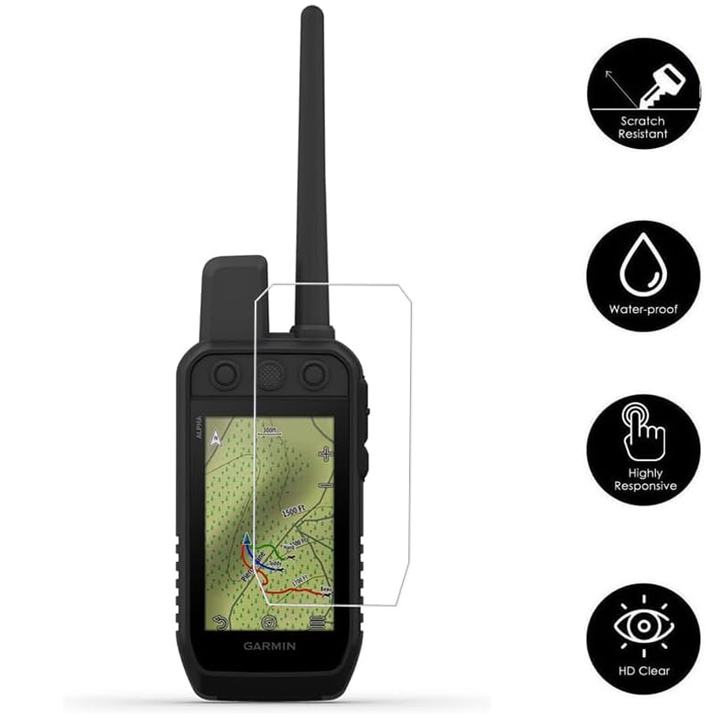 Tempered Glass Screen Protector for Garmin Alpha 200/200i & 300/300i