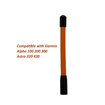 Orange Stubby Antenna for Garmin Astro 320 430, Alpha 100 200 300